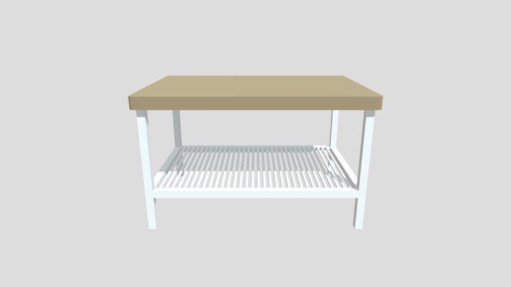 Butcher Table 3D Model