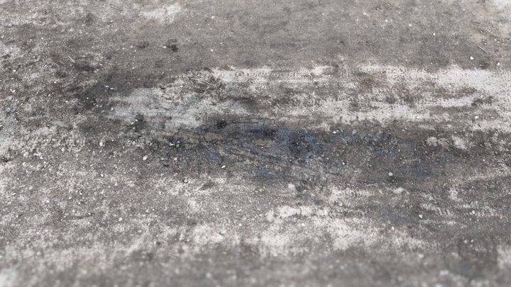 3d Scan of mud on the ground with some texture 3D Model