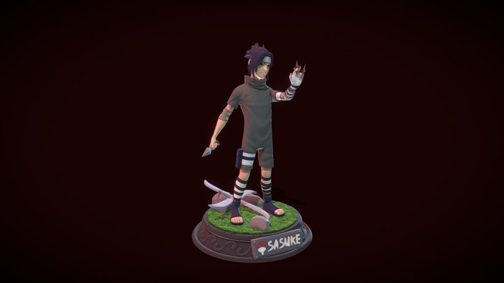 Sasuke  3D Print 3D Model