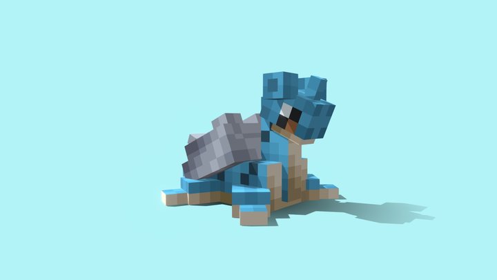 Lapras plushie 3D Model
