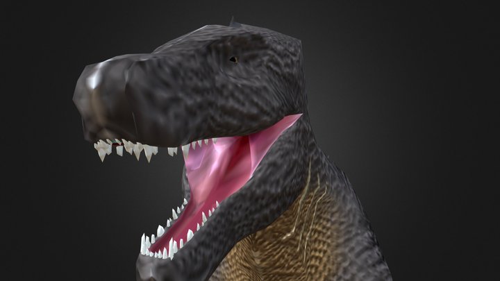Godzilla 2014 Rig 3D Model
