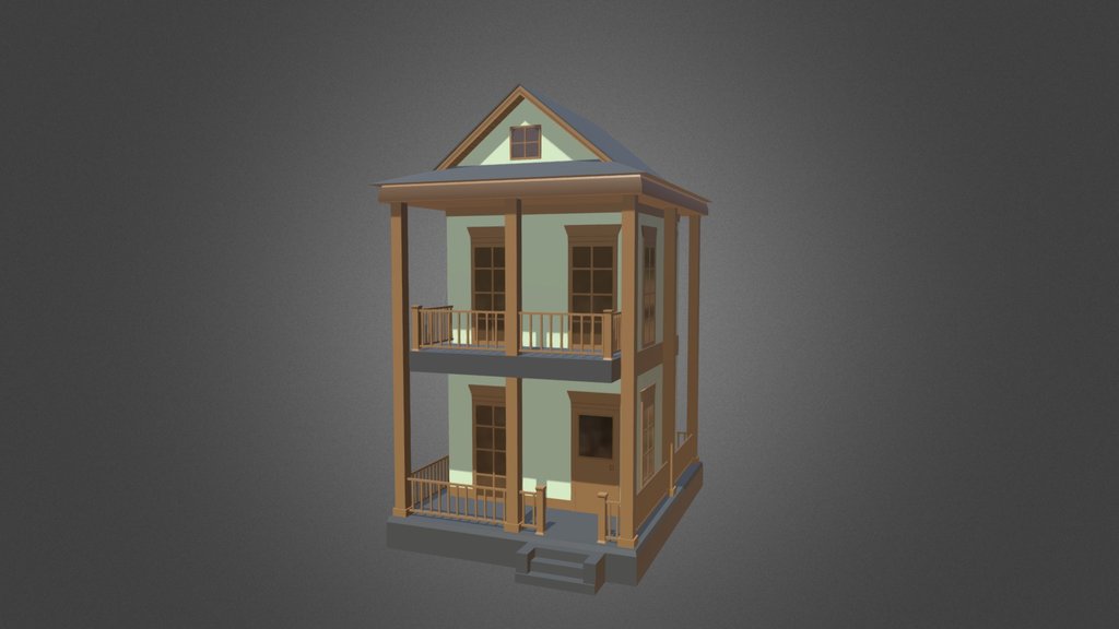 Low Poly Townhouse