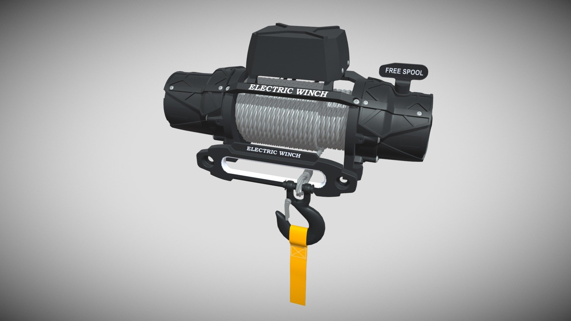 Electric Winch Buy Royalty Free 3D model by f_lugaria [bfe6535] Sketchfab Store