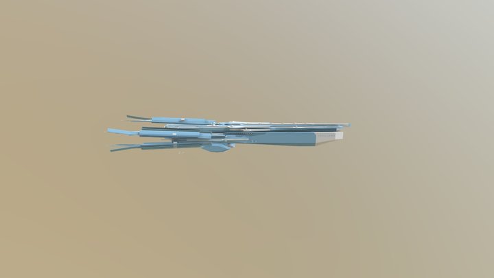 Vanguard Scout Frigate 3D Model