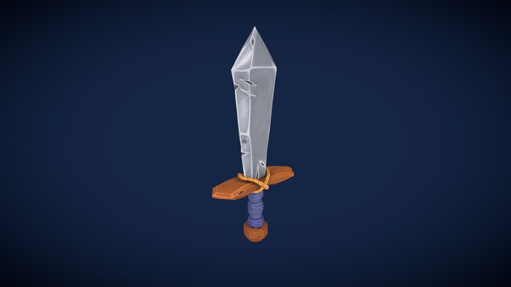 stylized  sword 3D Model