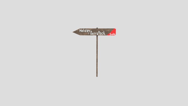 Gorilla Tag Holiday Overstock Sign – Gratis 3D-model STL