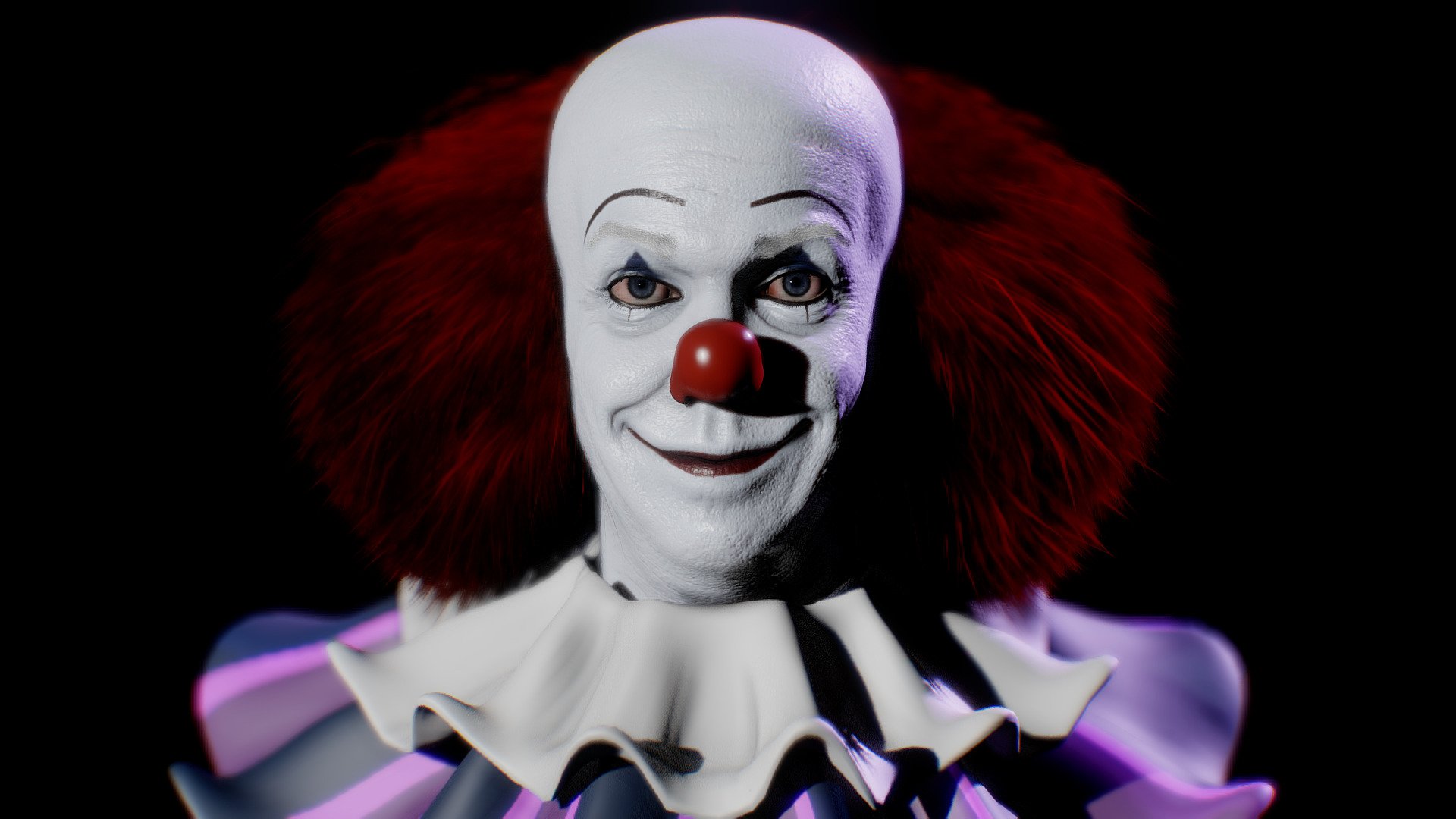 clown model zbrush