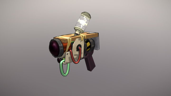 Prototype Portal Gun 3D Model