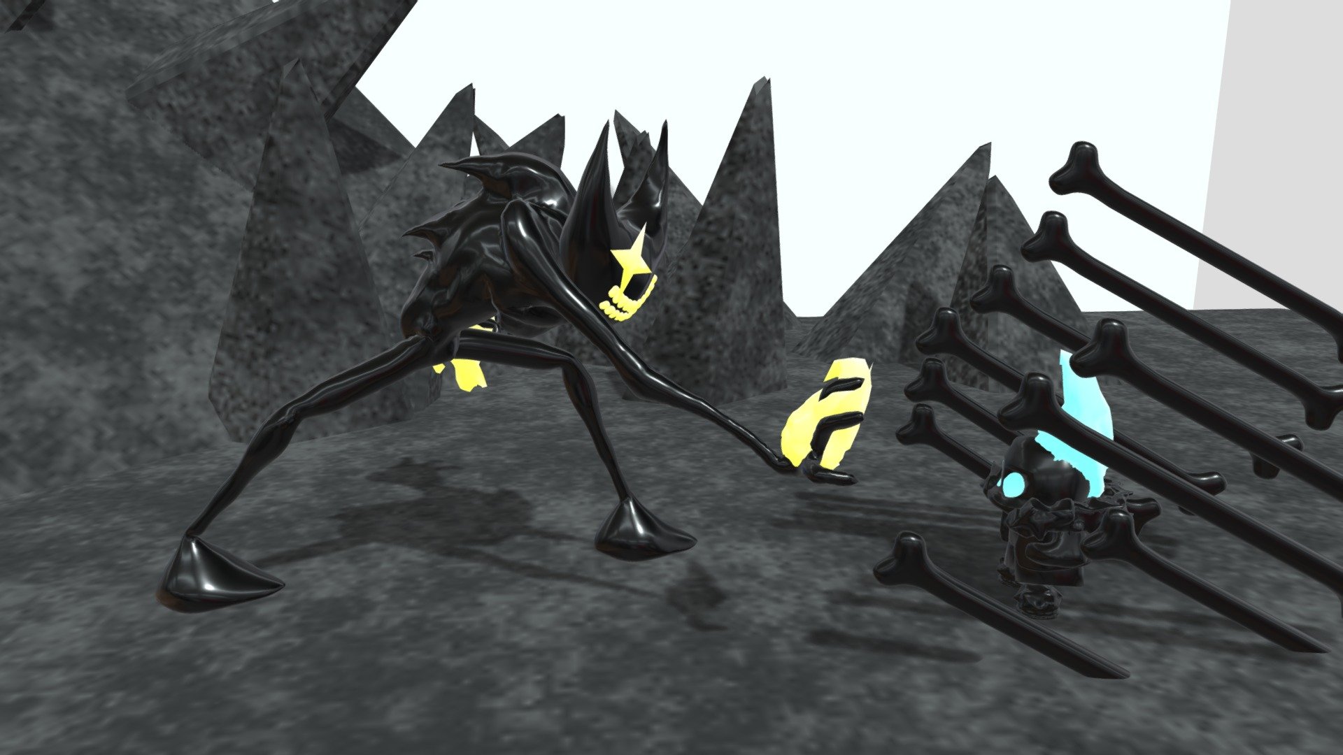 Bendy VS Sans 3D version