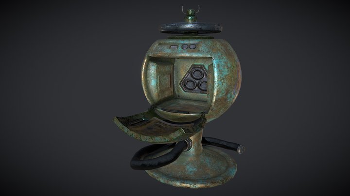 Fallout 4 Props - Microwave - Ruined 3D Model