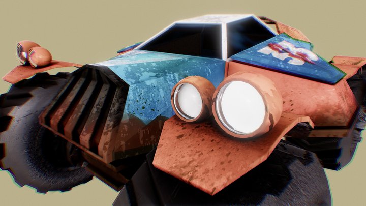 GameArt - Monster Truck (Warturtle) 3D Model