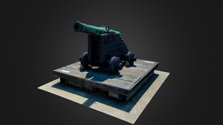 San Marcos Castle's canon 3D Model