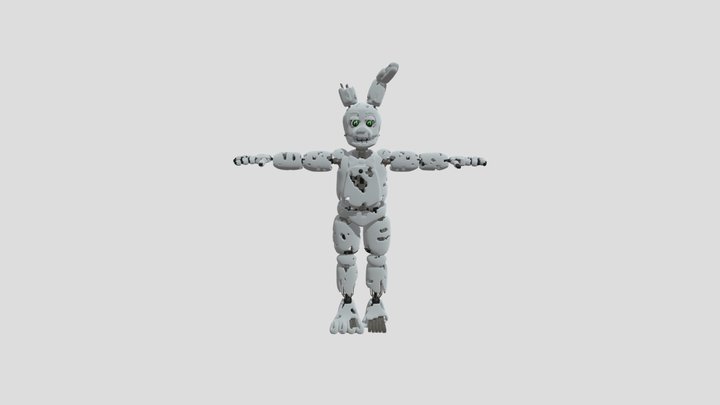 Withered Springbonnie 3D Model