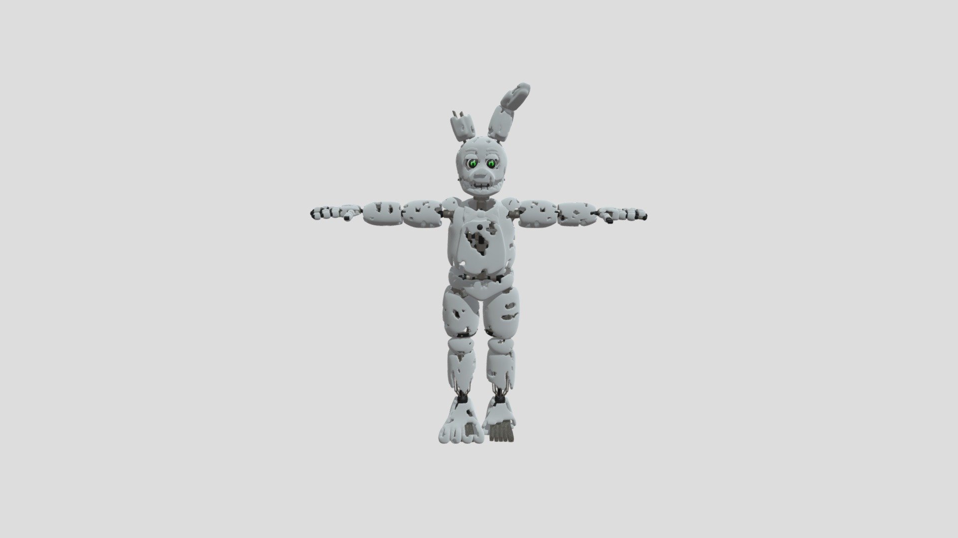 Withered Springbonnie - Download Free 3D model by ...