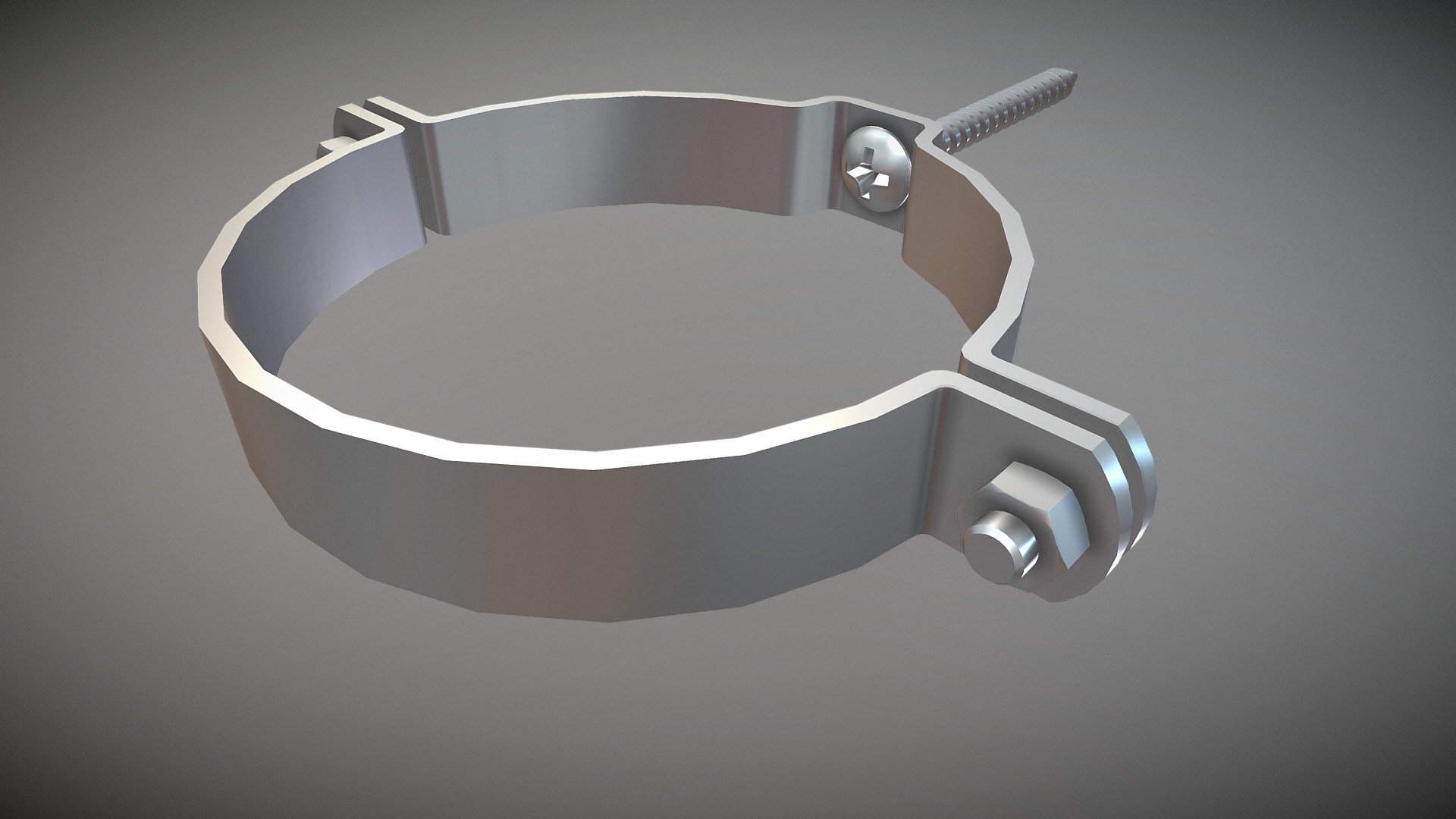 Beugel ø 80mm met schroef