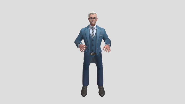 Charles_KochSentado 3D Model