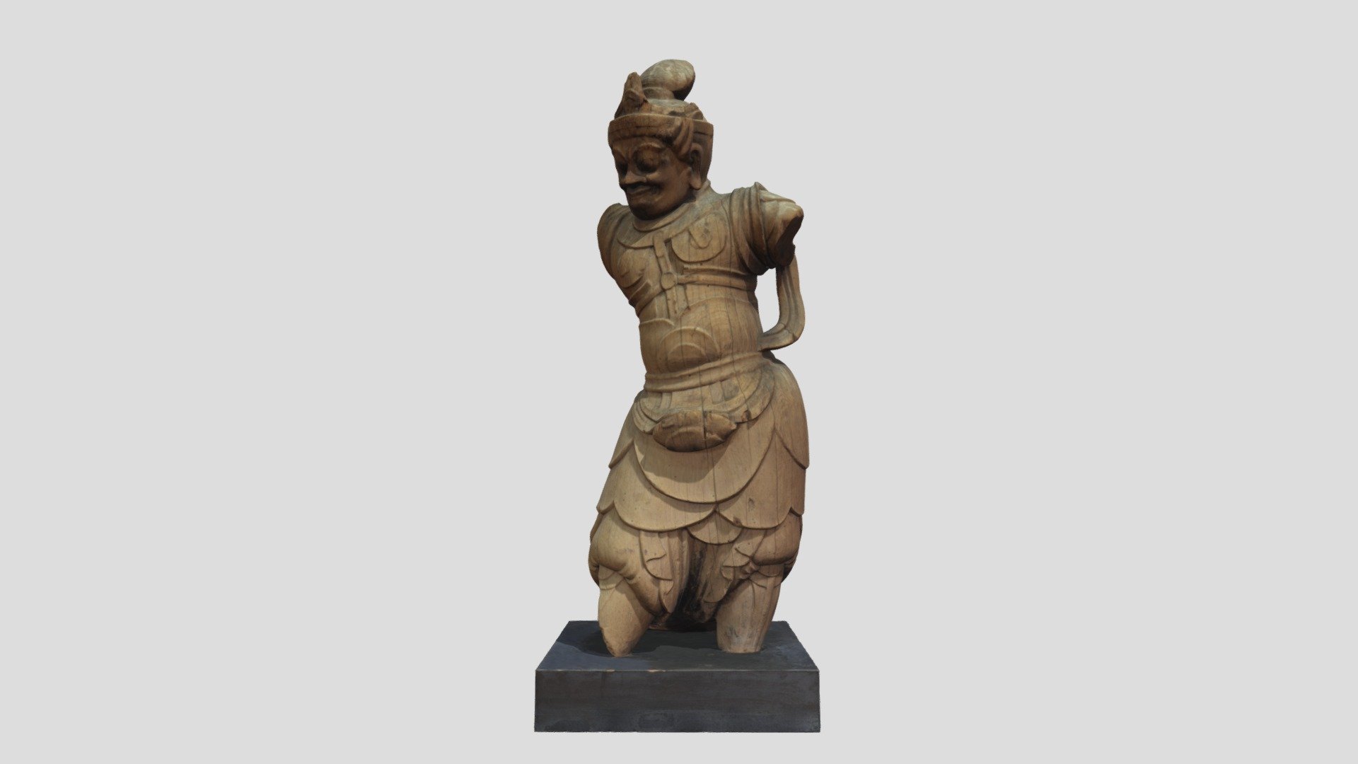 木造二天王立像その１ — Sketchfab embed 3D viewer