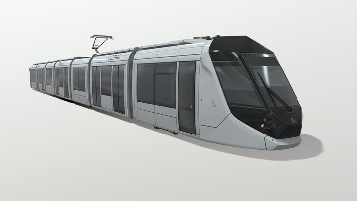 Alstom Citadis 402 - Dubai Tram 3D Model