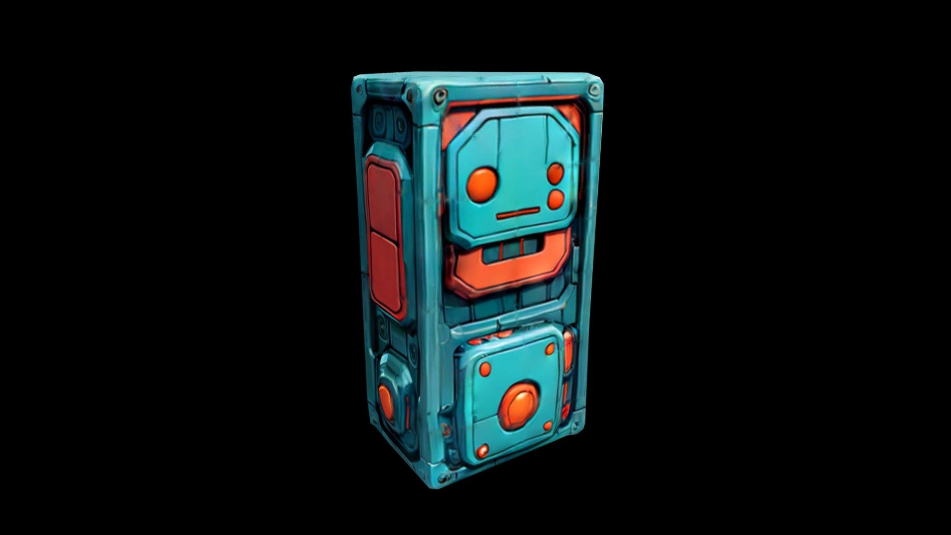 Boxy Square Face - Download Free 3D model by klrxyz [bfee5e5] - Sketchfab