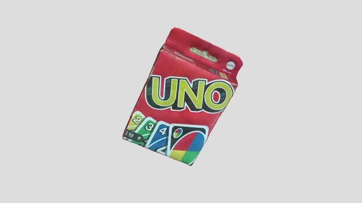 UNO cards 3D Model