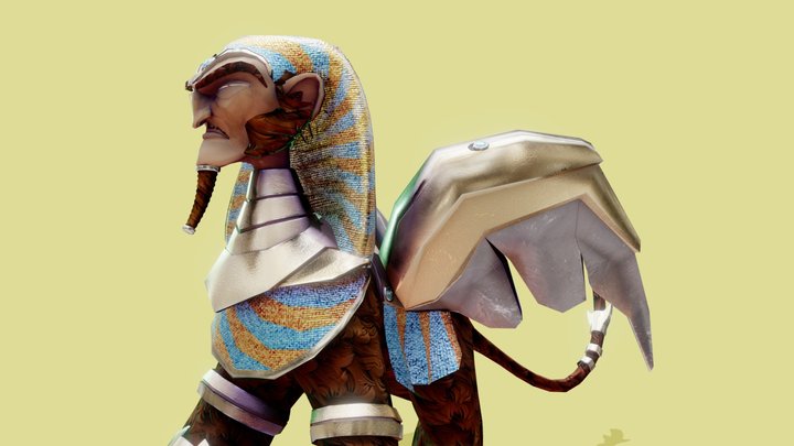 Sphinx - Dungeons & Dragons 3D Model