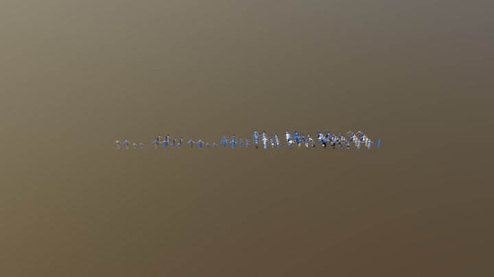 All Characters 3D Model
