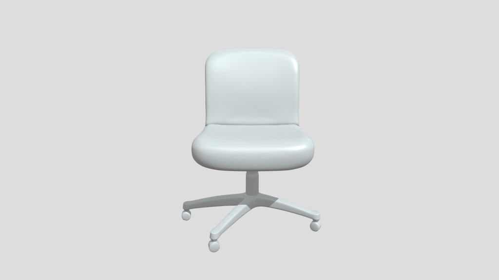 Black rolling office chair
