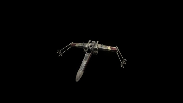 XWING from STAR WARS 3D Model