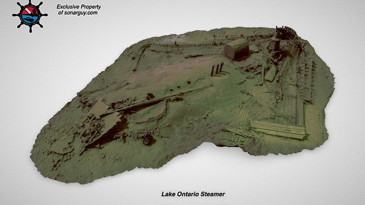 Lake Ontario Steamer T.J. Waffle 3D Model
