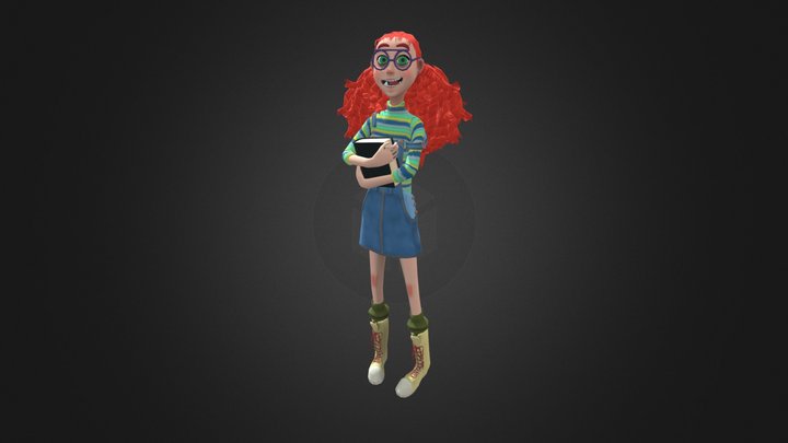 Nerdy Girl Tribute  3D Model