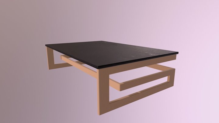 Art Decó Table 3D Model