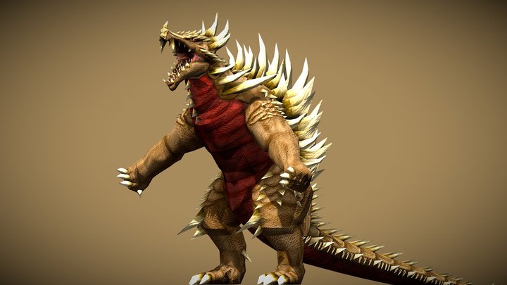 Godzilla: Save the Earth Melee SP Anguirus – Modello 3D gratuito STL