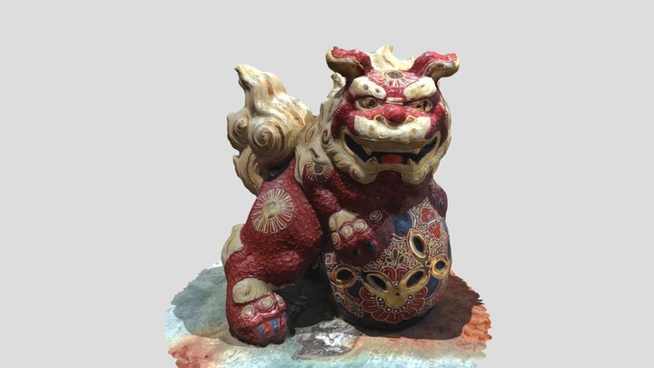 Komainu 3D Model