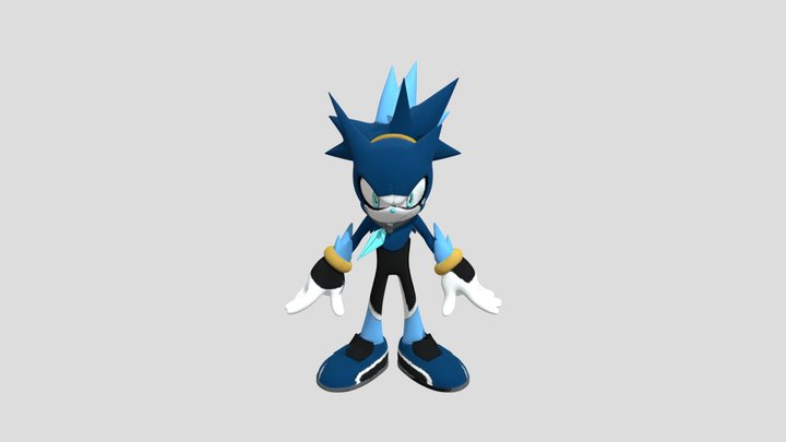 Splash the Sea Urchin 3D Model