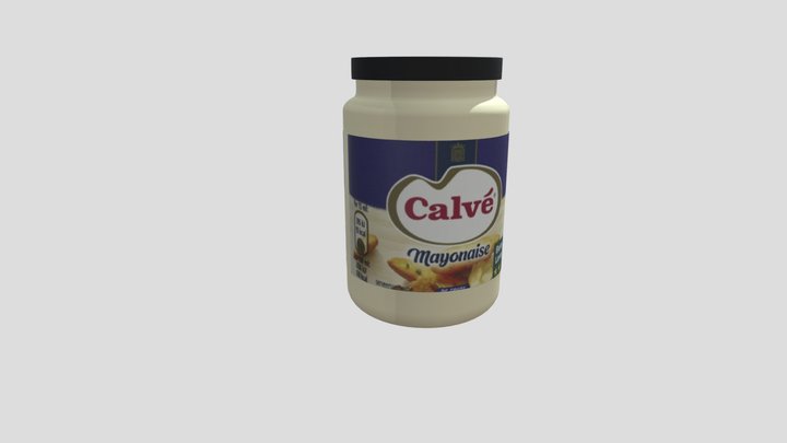 Calve Mayonaise 3D Model
