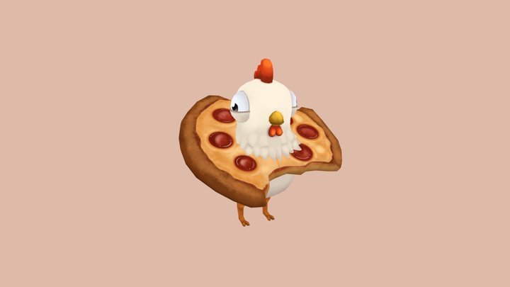 Pizza Chicken Ward (fan-art League of Legends) 3D Model