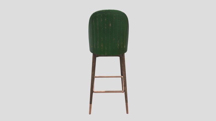 old High Chair 3D Model