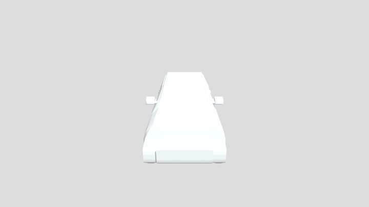Low Quality Paint it Yourself Truck. DIY Paint 3D Model