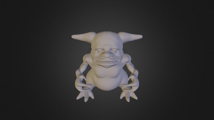 Red Minion ZBrush 3D Model