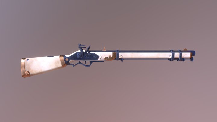 Whalebone Rifle 3D Model