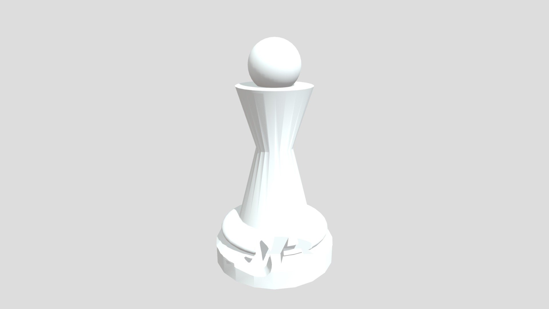 Chess Pawn - 3D model by ibelgicaalfaro [bffb427] - Sketchfab