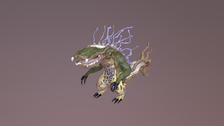 alligator monster 3D Model