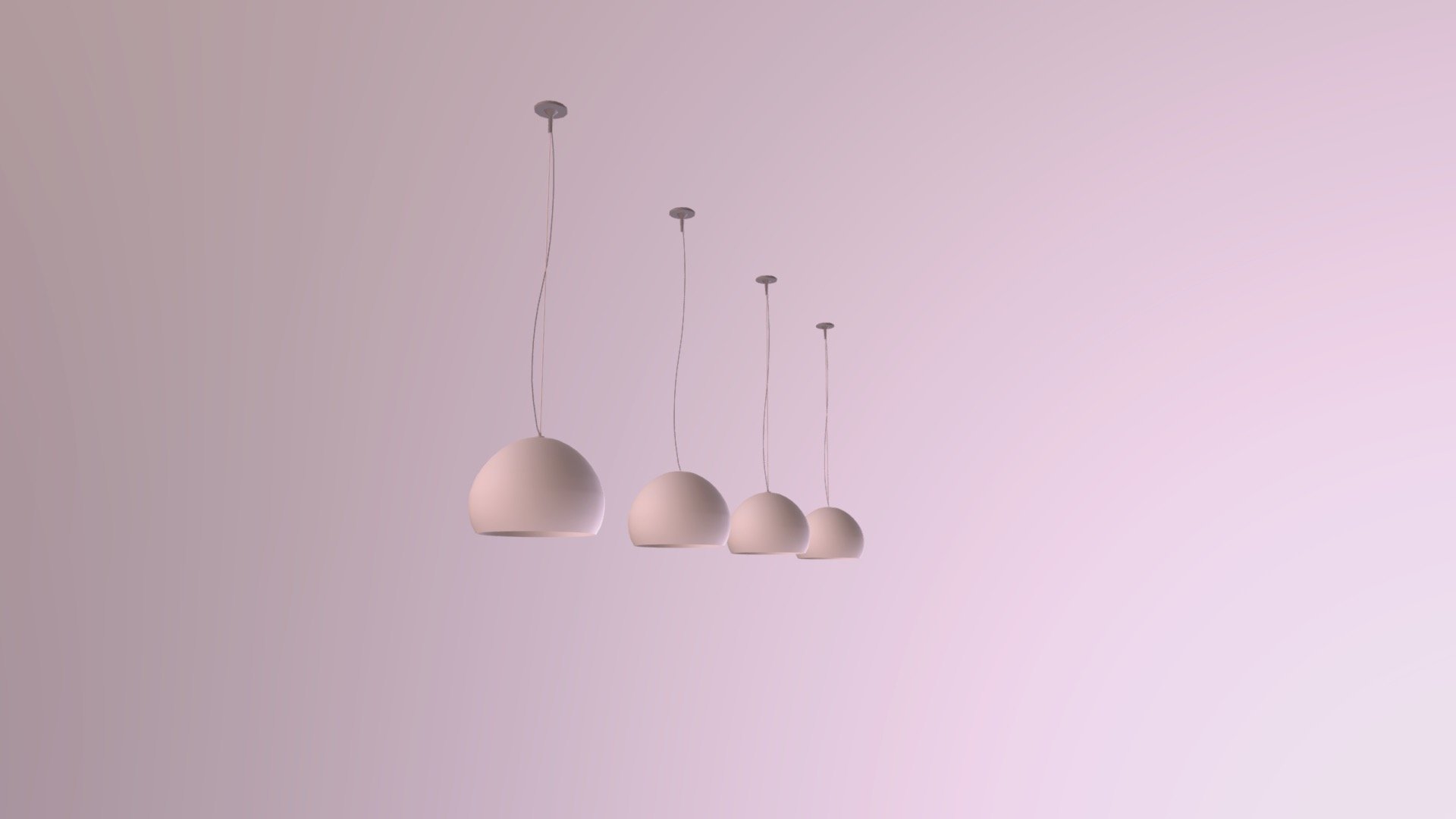 Linea Di Liara Nicola Stem Hung Pendant Lamp