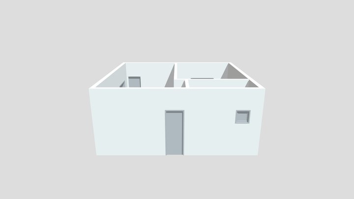 Construcao_3d_R1_AS_ Vista_sem_telhado 3D Model