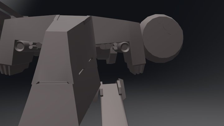 Metal Gear Rex 3D Model
