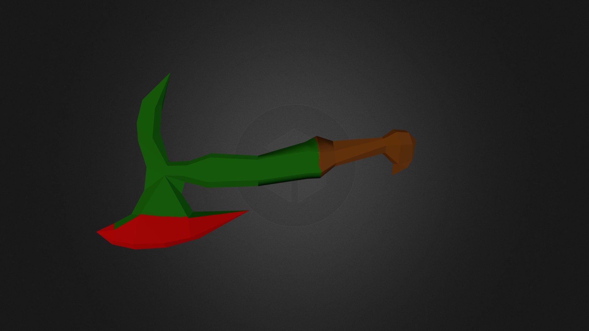 Orcish Battle Axe.FBX - 3D model by yazidelmnajja [btb3H1i] - Sketchfab