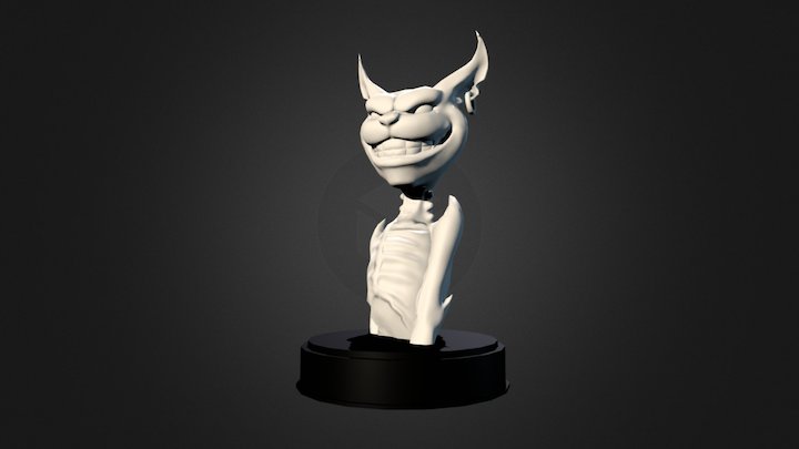 Cheshire Cat - Fan Art 3D Model