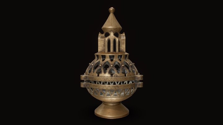 Medieval Censer 3D Model