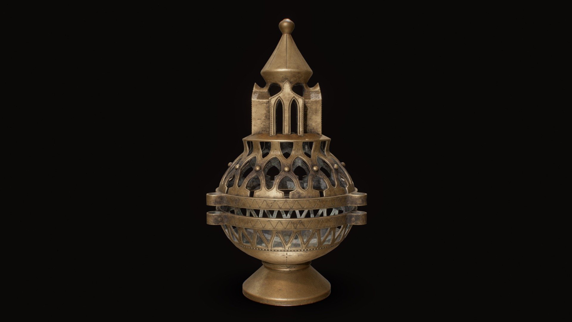 Medieval Censer - 3D model by Alvaro7N [c000dbc] - Sketchfab