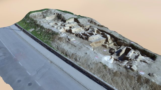Salona - grobovi 3D Model